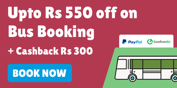 confirmtkt bus booking offer upto Rs 350 off